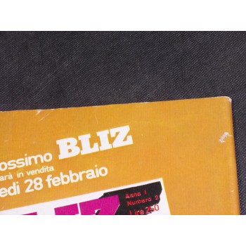 BLIZ Anno I N. 1 – Casa Editrice Universo 1977