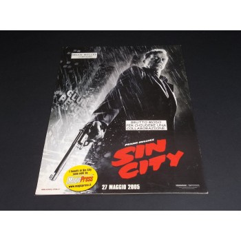 SIN CITY di Frank Miller – Cartello pubblicitario film con Bruce Willis – Magic Press 2005