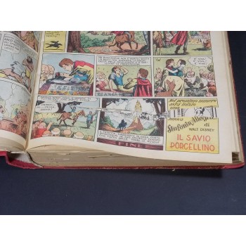 TOPOLINO GIORNALE dal 256 al 326 - rilegati - dal 18/11/1937 al 23/3/1939 - Mondadori