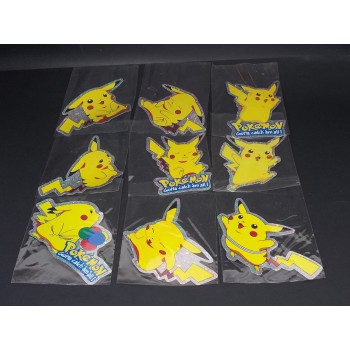 POKEMON PIKACHU  - 9 adesivi assortiti cm 10 x 15