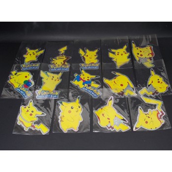 POKEMON PIKACHU  - 14 adesivi assortiti cm 10 x 15