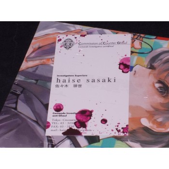 TOKYO GHOUL : RE 1 – Haise Sasaki Variant con Card – di Sui Ishida – J-Pop Sigillato