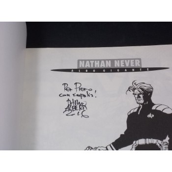 NATHAN NEVER ALBO GIGANTE 2 : ODISSEA NEL FUTURO di Serra e Alberti – Bonelli 1996 Autografato