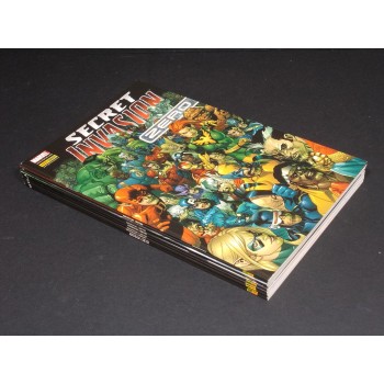 SECRET INVASION Serie completa 1/8 (No. 1 Edizione Variant) + 0 (Panini 2009 Prima edizione)